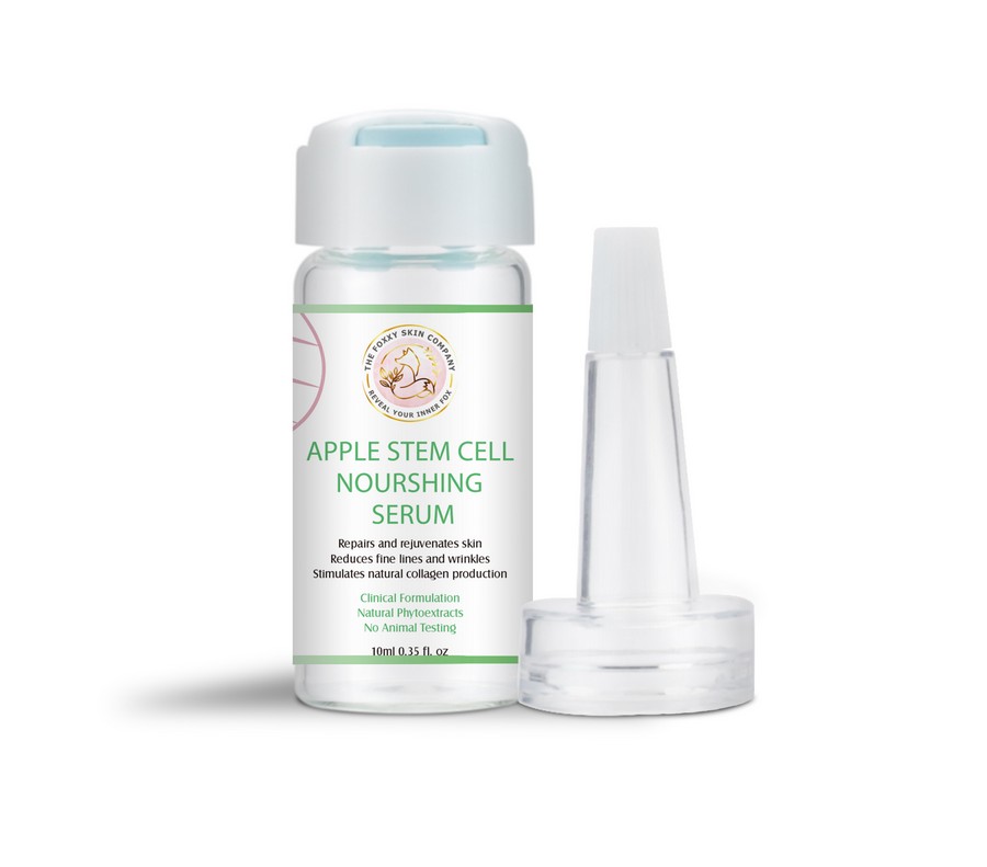 The Foxxy Skin Company Vegan Apple Stem Cell Face Serum 10ml (x50)