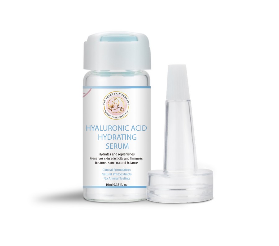 The Foxxy Skin Company Vegan Hyaluronic Acid Face Serum 10ml (x50)