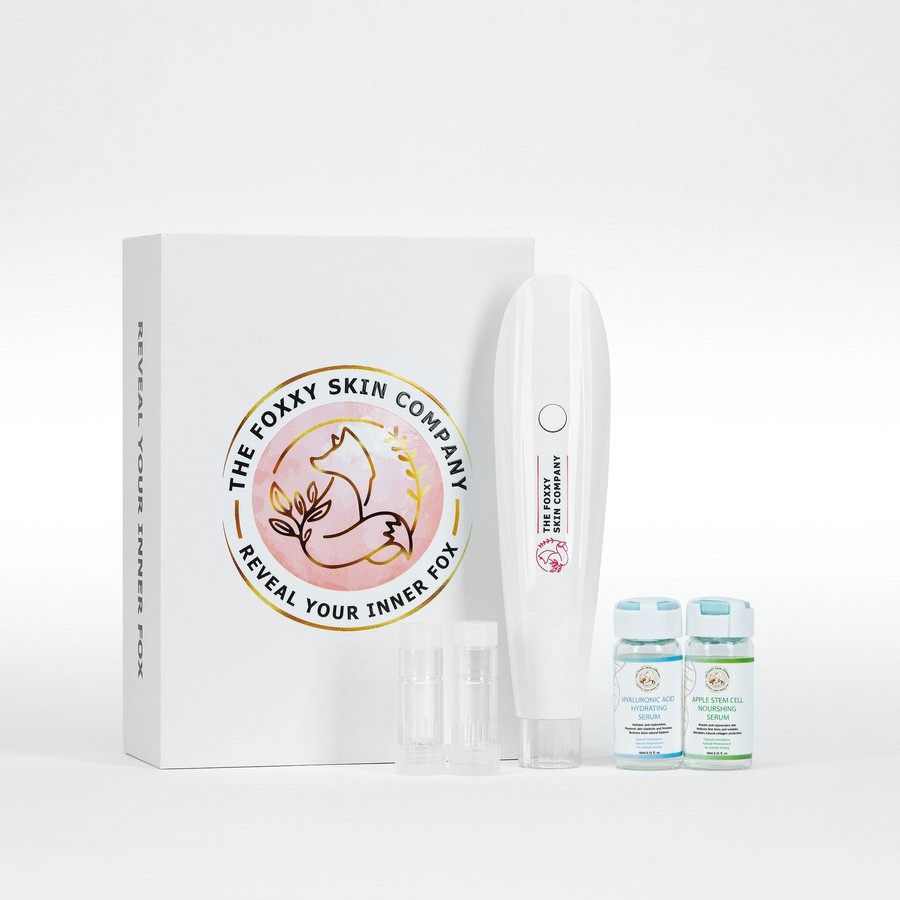 The Foxxy Skin Company Wireless Microneedling Set | Exfoliation | Serum skincare