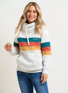 One Off Joblot of 8 Ladies Brakeburn Stripe Elise Hoodie