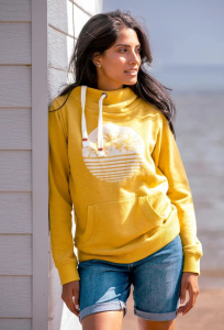 Joblot of 12 Ladies Brakeburn Palm Elise Hoodie - Yellow