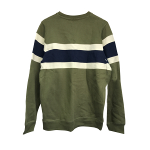 One Off Job Lot Of 7 Brakeburn Men's Stripe Crew Neck Sweat