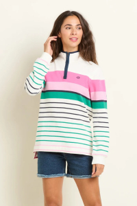 Joblot of 10 Ladies Brakeburn Multi Colour 1/4 Zip Sweatshirt