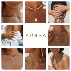 One Off Job Lot of 10 Mixed ATOLEA Jewellery - Rings, Bracelets & Necklaces!