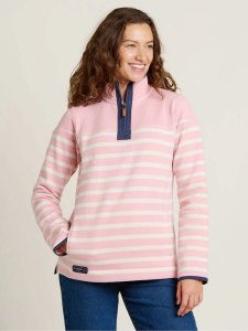 Joblot of 10 Ladies Brakeburn Pink 100% Cotton Quarter Zip Sweatshirt