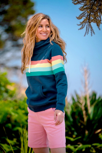 Joblot of 9 Ladies Brakeburn Retro Stripe Elise Hoodie