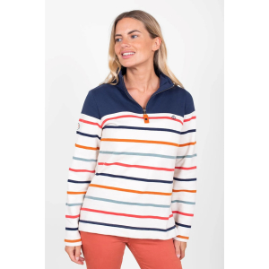 Joblot of 9 Ladies Brakeburn Amber Sweatshirt - Multi Stripe