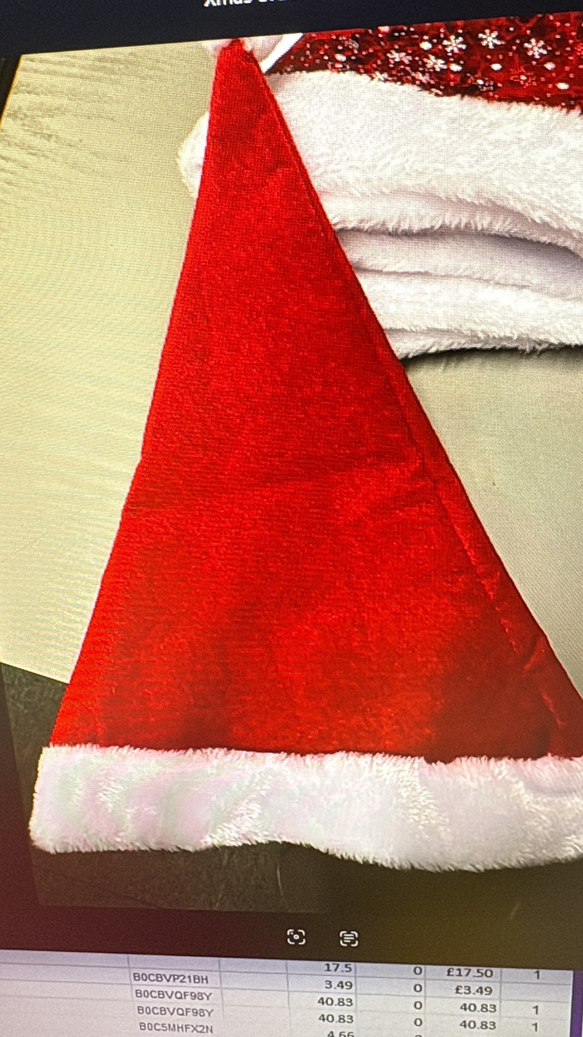 Christmas Santa Hats (Packs of 20)