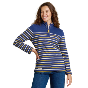 One Off Joblot of 6 Ladies Brakeburn Blue Quarter Zip Sweatshirt