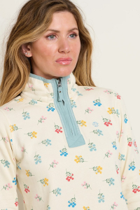 One Off Joblot of 8 Brakeburn Ladies Floral Quarter Zip Sweat