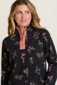 One Off Joblot Of 7 Ladies Brakeburn Printed Quarter Zip Sweatshirt