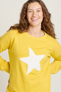 One Off Joblot Of 6 Ladies Brakeburn Star Crew Neck Sweatshirt