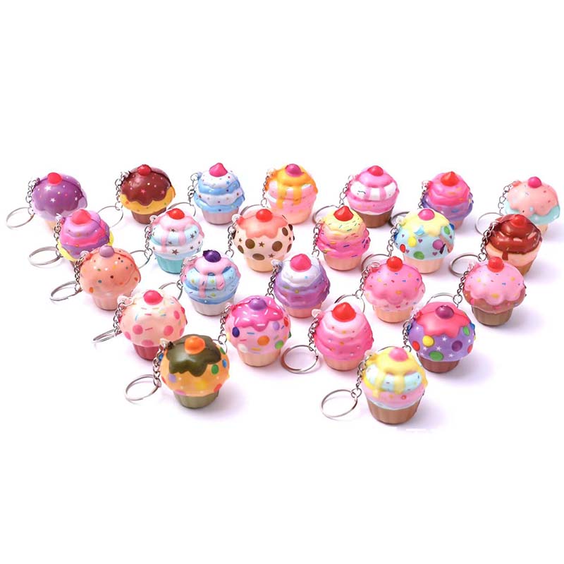 720 x Slow Rising Squishy Cupcakes On Keychains. Clearance - 1 Off.. Easy £1 Resale.