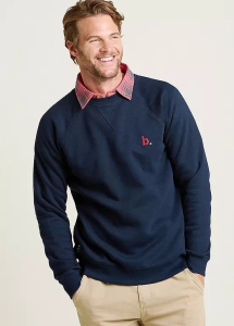 Job Lot Of 6 Mens Brakeburn Navy Crew Neck Sweatshirts