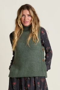 Joblot Of 4 Ladies Brakeburn Button Side Knitted Vest