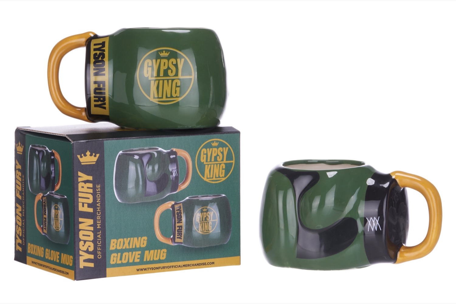 48 x Tyson Fury “Gypsy King” 3D Sculpted Mug – Official Licensed Collectible (Wholesale)
