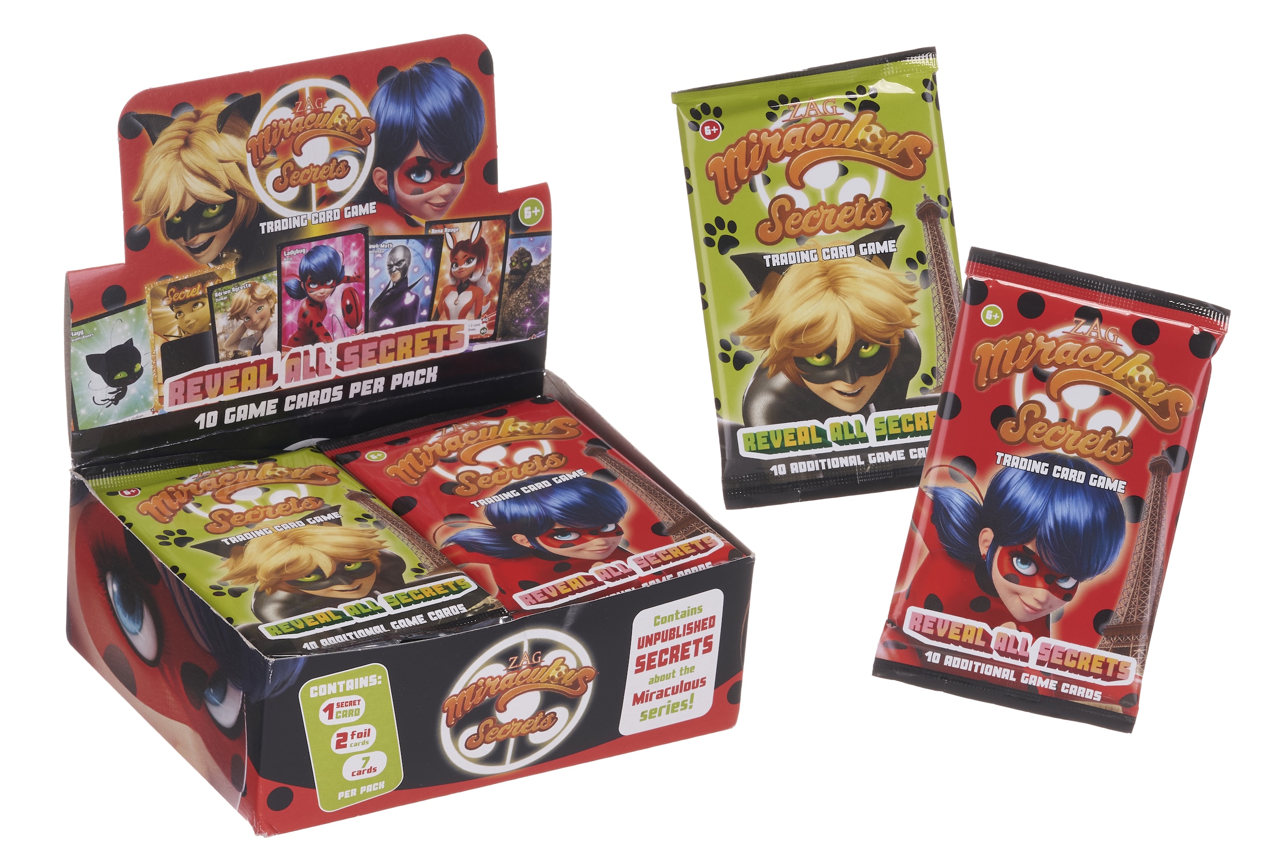 Miraculous Secrets Booster Cards – Wholesale Box of 576 Packs (10 Cards per Pack, RRP £2.99)