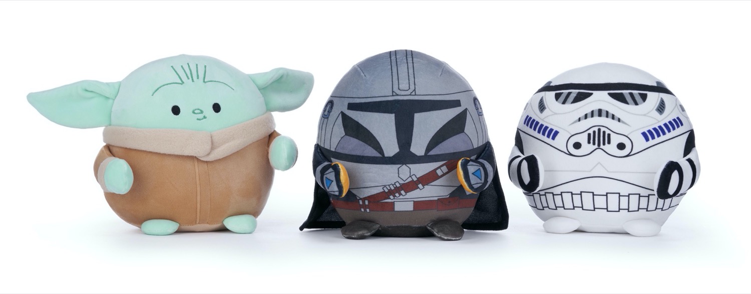 Mandalorian Squashy Podgies – 19 cm Plush Toy – Wholesale Box of 48 (RRP £19.99 Each)