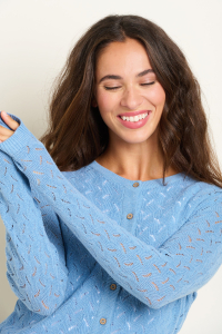 One Off Job Lot of 10 Brakeburn Ladies Wave Pointelle Knitted Cardigan