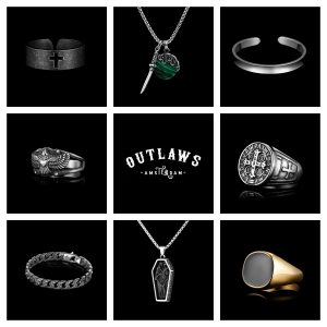 One Off Job Lot of 75 Mixed Outlaws Amsterdam Jewellery - Huge Variety!