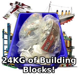 One Off Job Lot of Approx. 24KG Mixed Building Blocks - Great Variety!