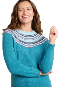 Job Lot of 4 Ladies Brakeburn Fairisle Knitted Crew Neck Jumper