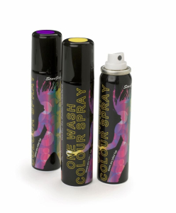 Pallet of 7,438 Stargazer Colour Hair Sprays – Wash-Out, UV Reactive!