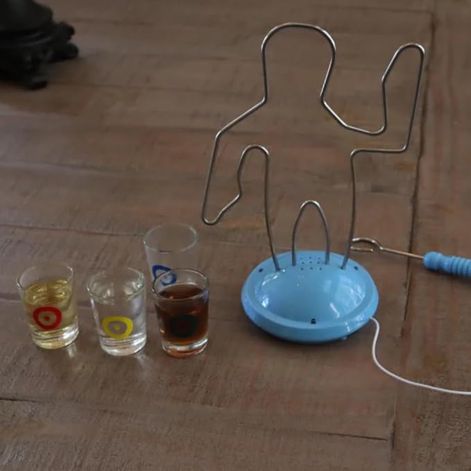 Buzz Wire Drinking Game – Party Skill Game with 4 Shot Glasses (Case of 12) Rrp £13.99 each