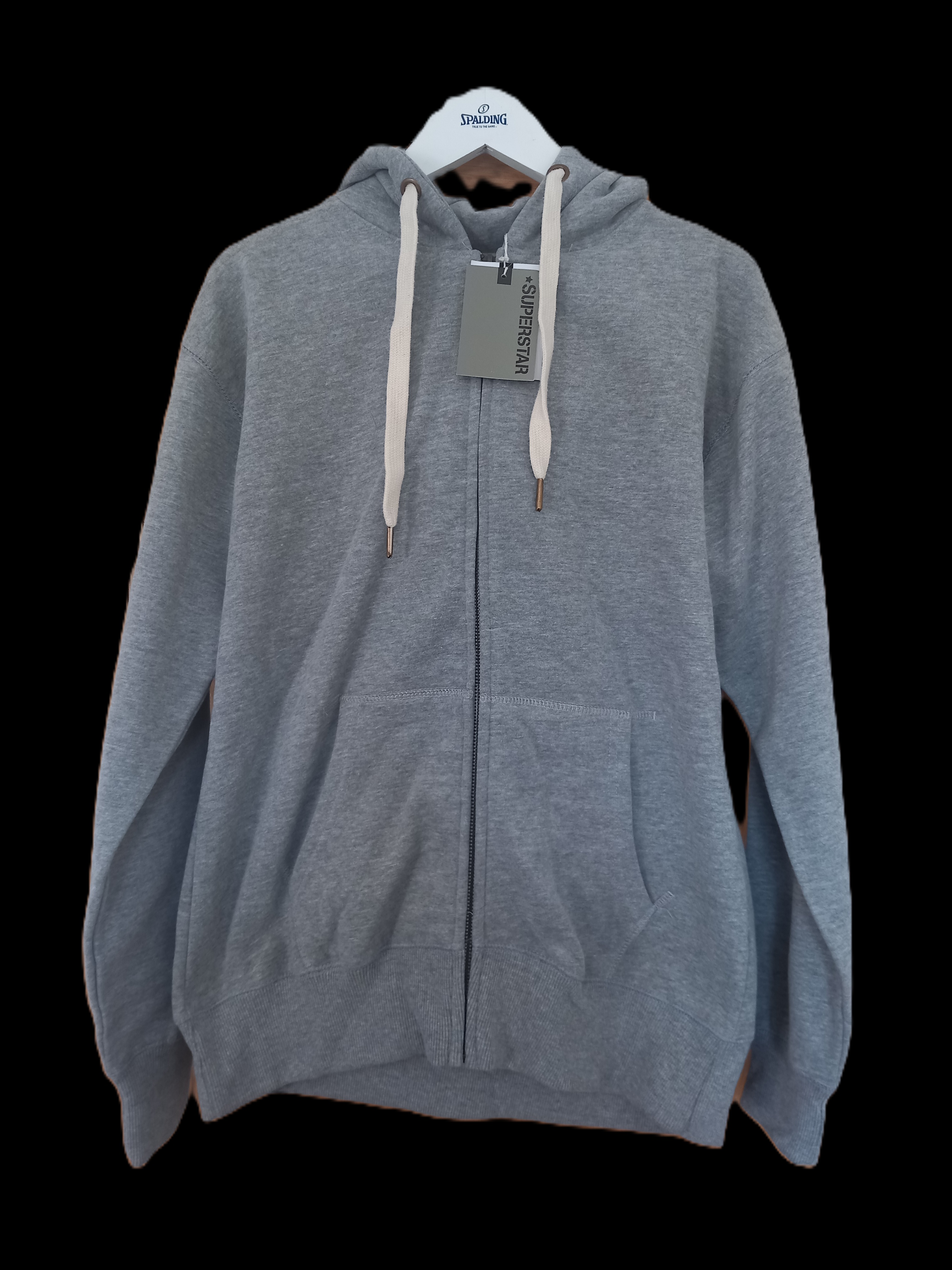 Superstar Mantis Ladies Grey Heavyweight Hoodies with full zip