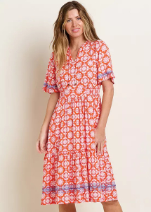 One Off Job Lot of 5 Brakeburn Women's Moroccan Tile Midi Dress