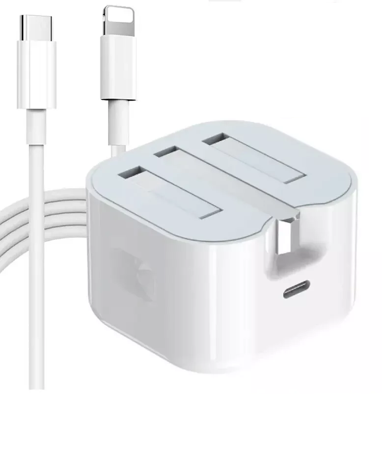 Joblot 30 X iPhone 20W USB-C Wall Charger + Lightning Cable — Brand New