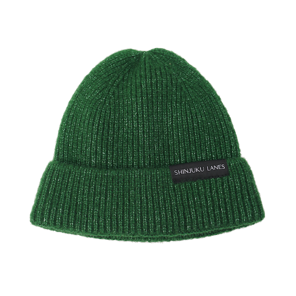 Unisex Ribbed Beanies - Flecked Green