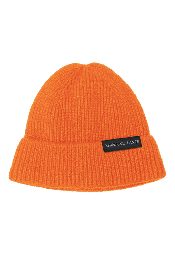 Unisex Ribbed Beanies - Orange