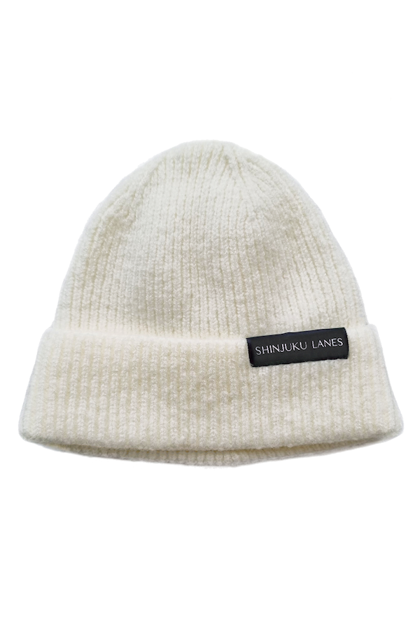 Unisex Ribbed Beanies - Ivory
