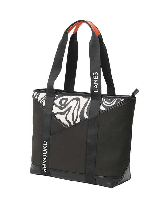 Designer Canvas Tote Bag - Black