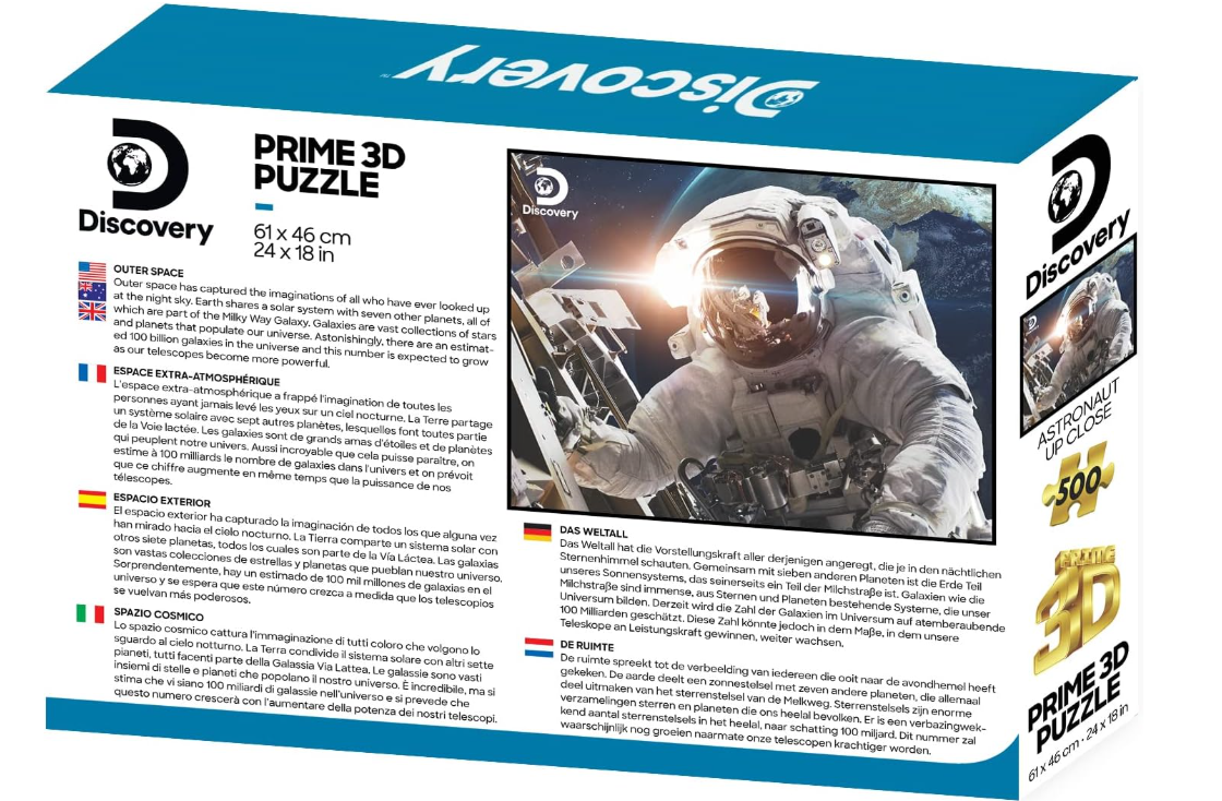 Discovery Prime 3d 500 pieces Space puzzle