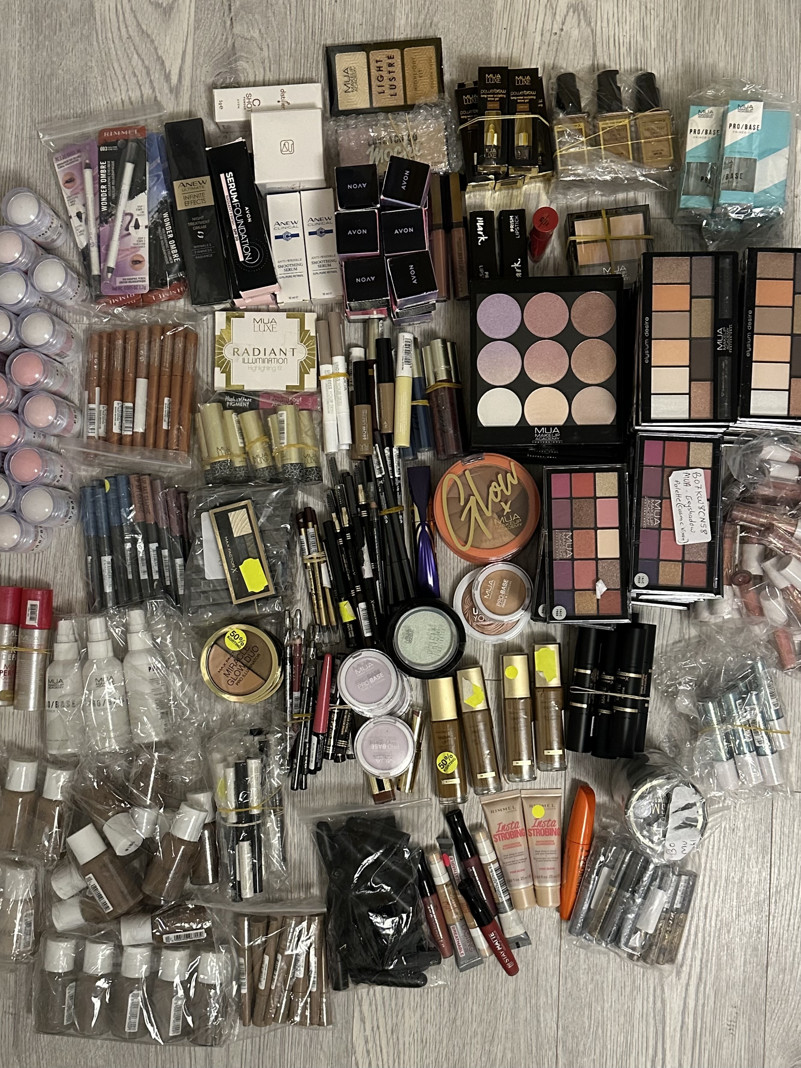 Branded make up job lot