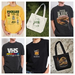 One Off Job Lot of 12 Mixed Threadheads Tees & Tote Bags