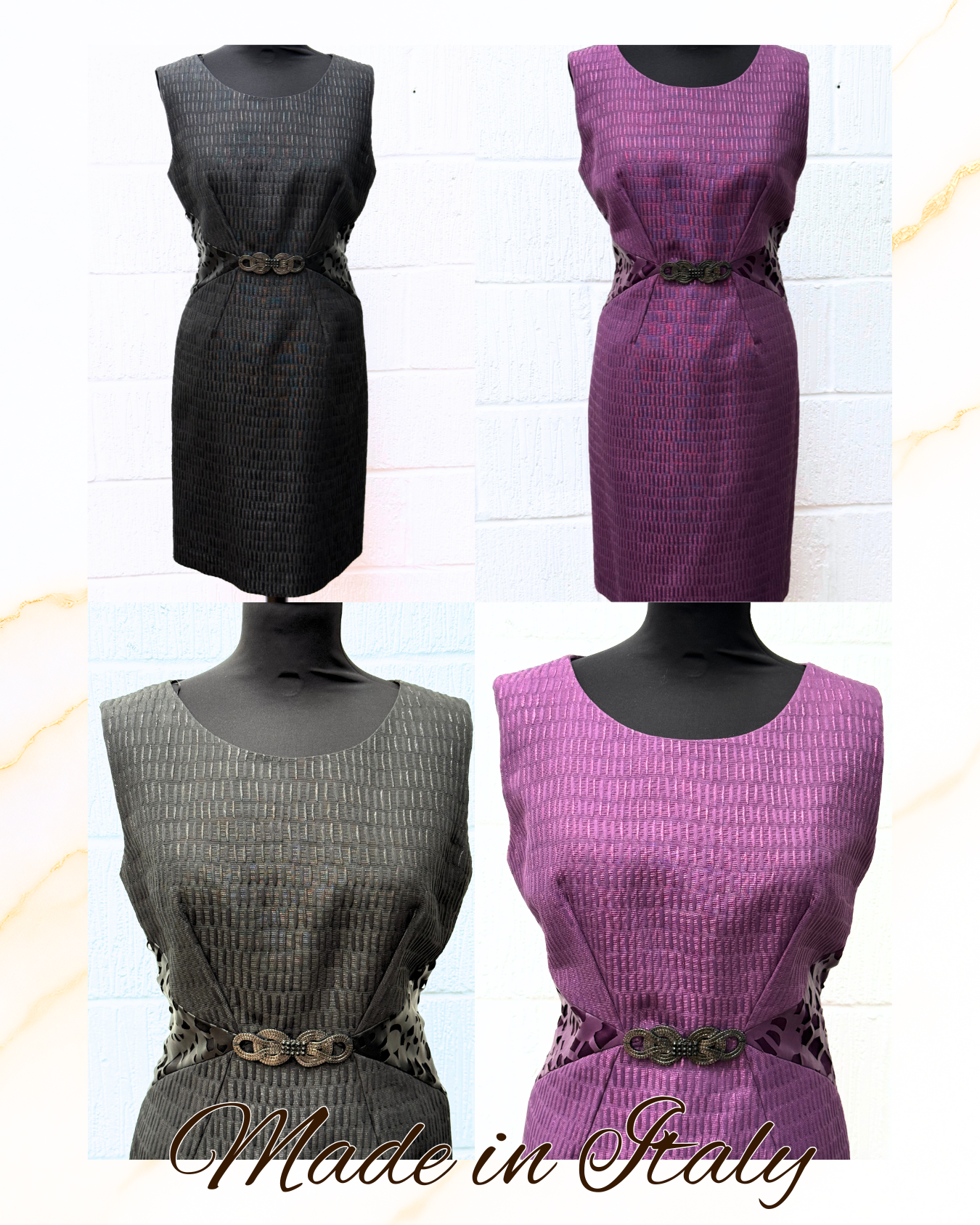High Quality Occasion Wear Dress | Made in Italy | Big Sizes Available from 8-22