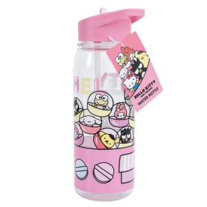 One Off Jot Lot of 4 Hello Kitty Flip Top Drinks Bottle, 650ml