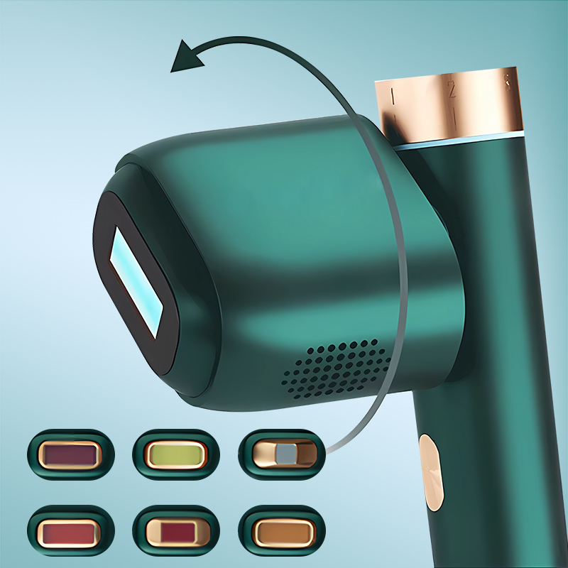 5pcs-Aolemon 330° Rotation Head IPL Laser Hair Remover - Painless Six Heads Permanent Hair Reduction Salon Quality|GCBT001-5pcs|UK SELLER