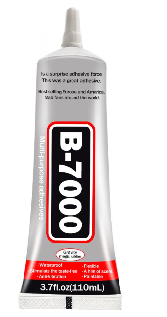 B-7000 Clear glue 110 ml  size
