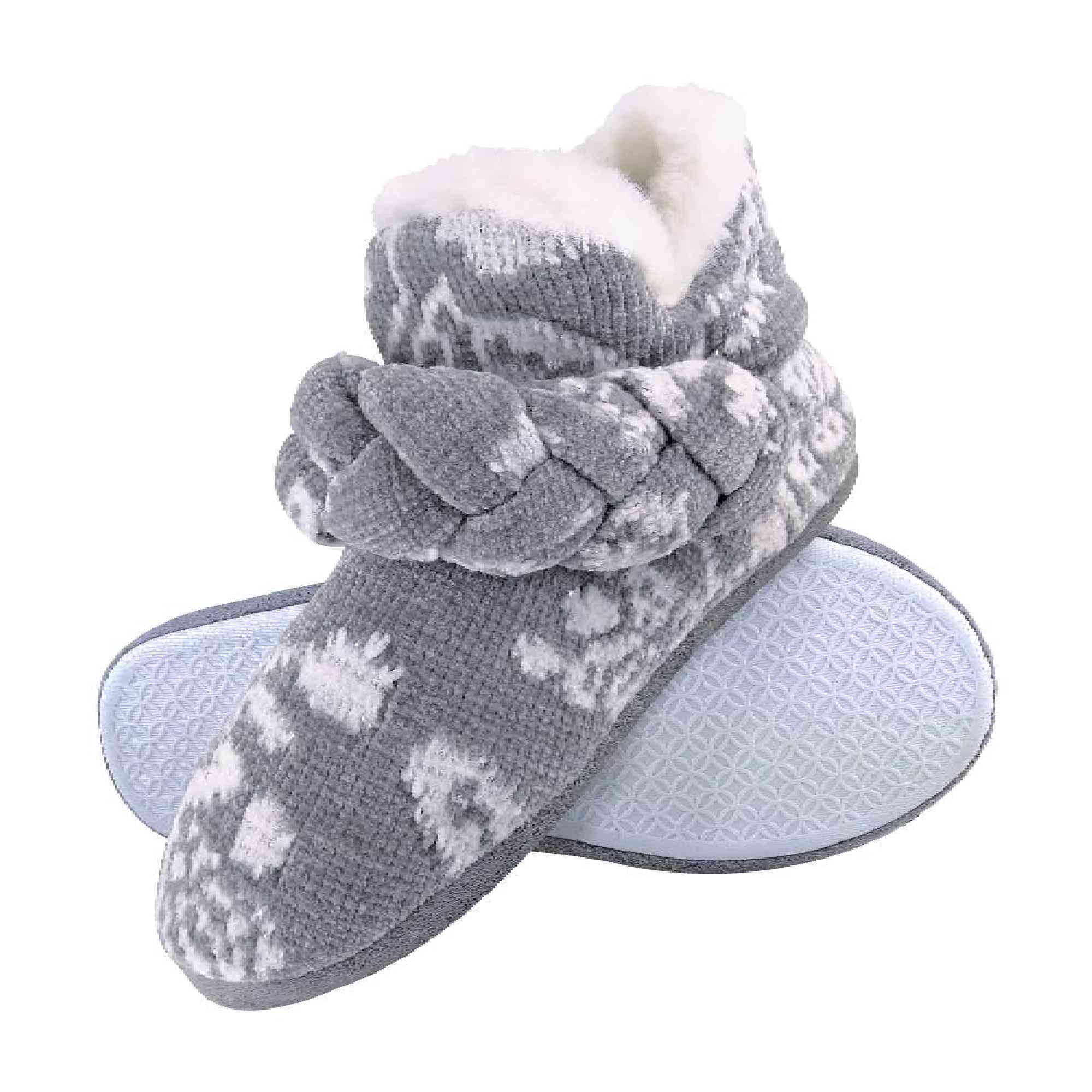 Ladies Slipper Boots – Warm Lined Winter Footwear – Joblot