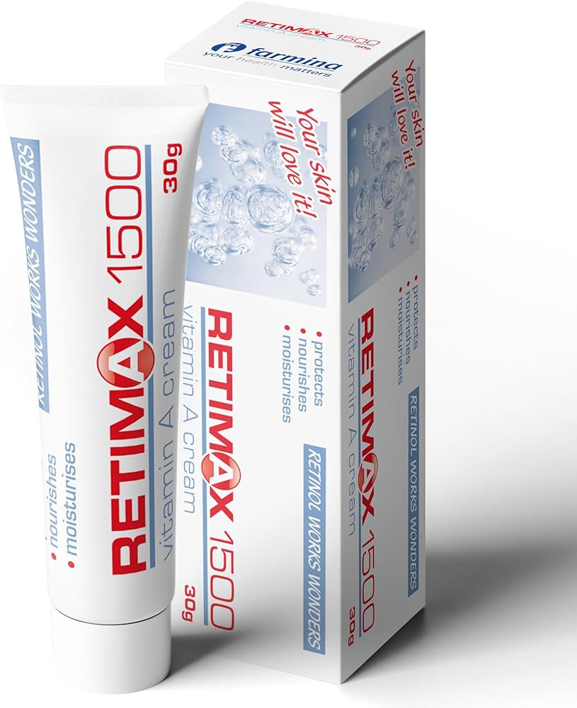 Retimax 1500 Vitamin A, Retinol, Protective Ointment, Anti-Ageing Anti-Wrinkles Cream for Sensitive & Dehydrated Skin - 30g