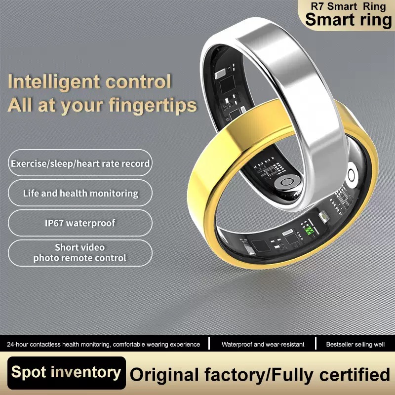 30pcs-Smart Health & Fitness Ring for Women & Men – Tracks Heart Rate, SpO₂, Sleep, Steps – Compatible with Android & iOS-Mixed|GCBT023-30pcs-Ra