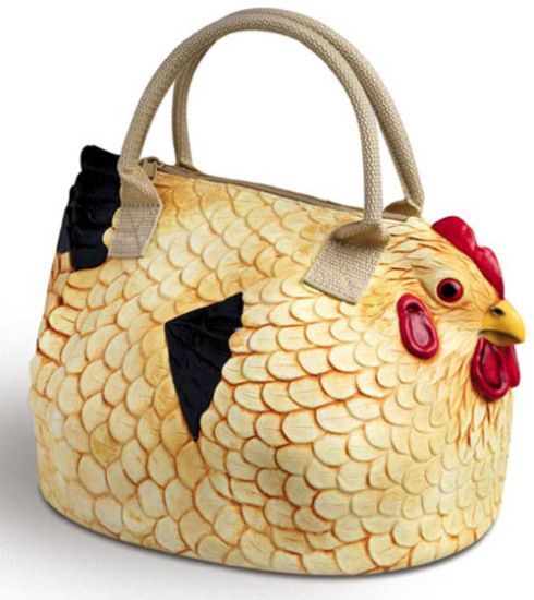 Chicken Handbag - Novelty Gift, Unusual Item