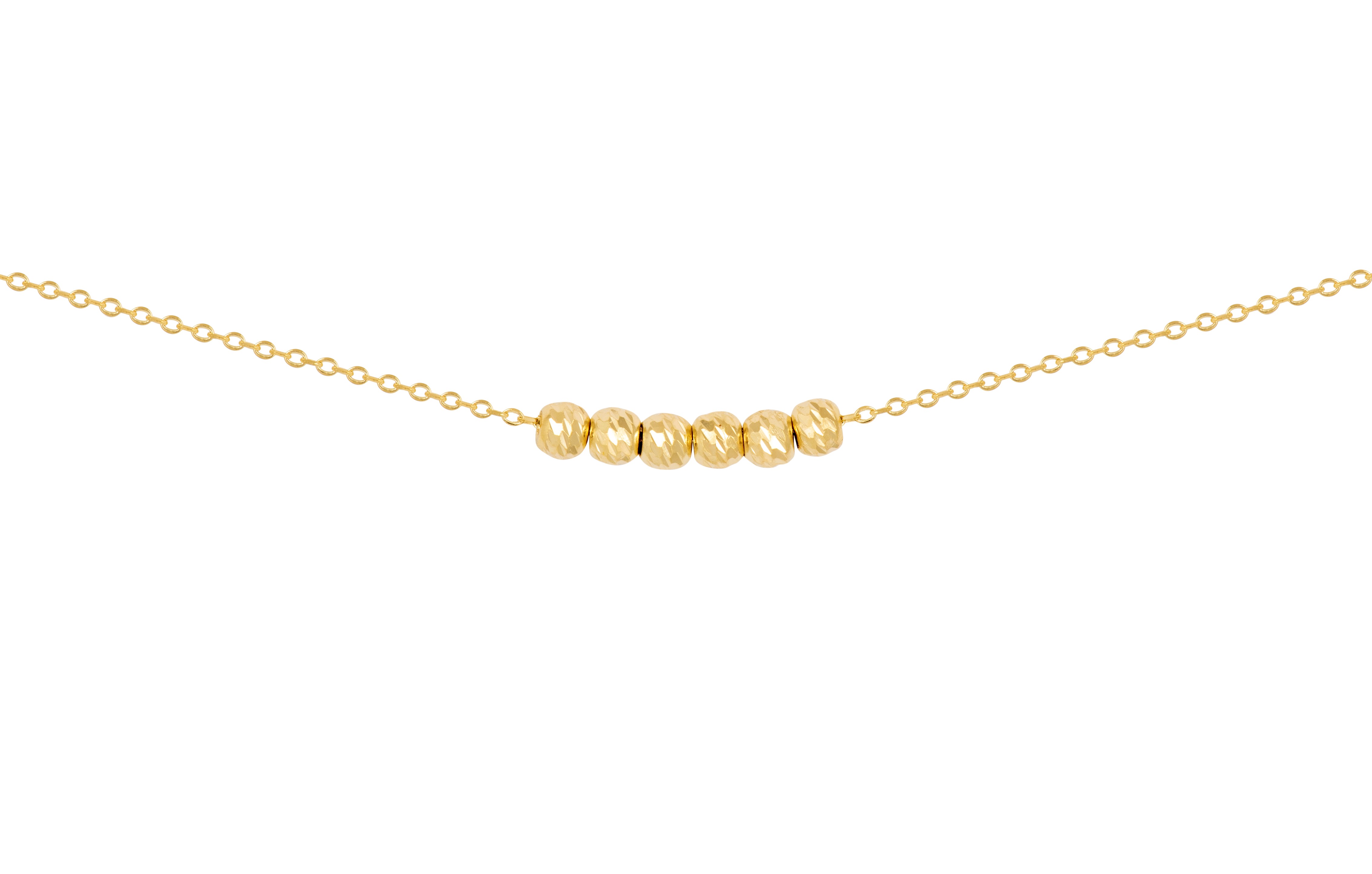 Sterling Silver 6 ball charm necklaces