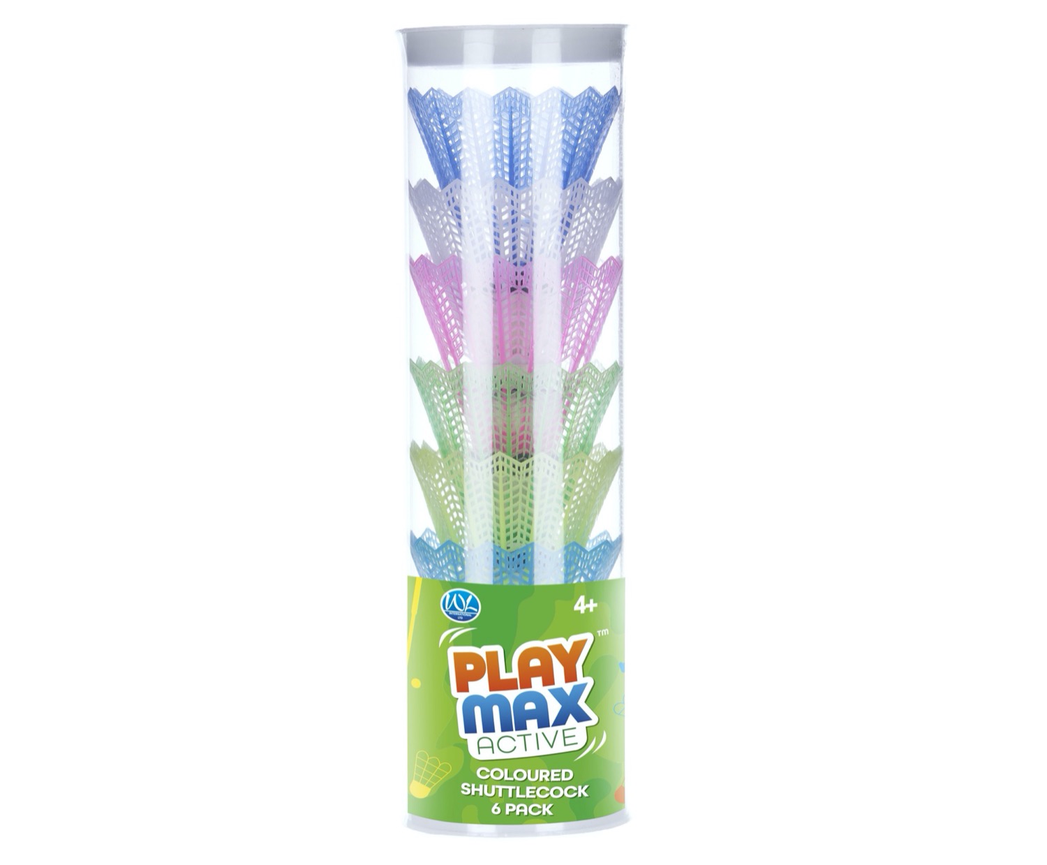 540 Packs of Playmax Active 6pk Coloured Shuttlecocks (65158) | Wholesale UK