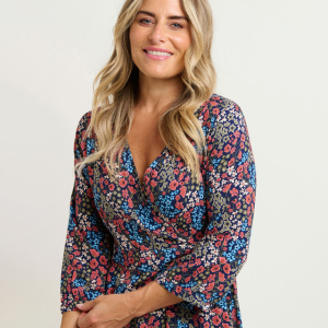 One Off Job Lot of 5 Brakeburn Women's Regan Wrap Midi Dress