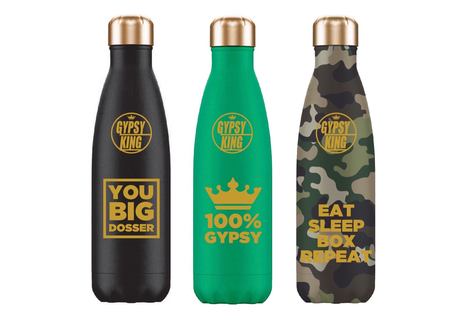 Tyson Fury Sports Drink Bottle – 3 Assorted Designs | Case of 24 | Wholesale